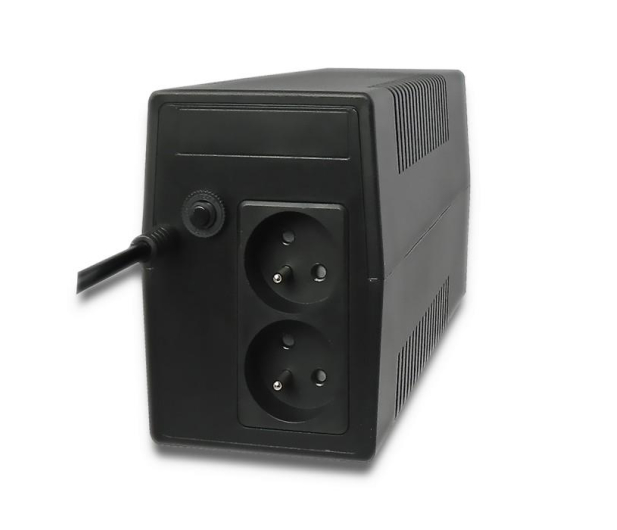 Qoltec Monolith (650VA/360W, 2x FR) - 397374 - zdjęcie 2